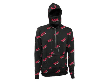 Rolling Papers X Raw Rawlers Zip Up Hoodie-RAW-Small-Red-NYC Glass