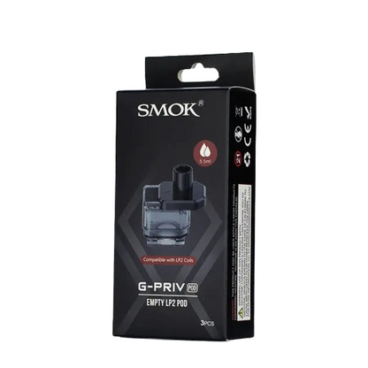 SMOK G-Priv Replacement Pods-SMOK-G-Priv LP2 Pod 3pk-NYC Glass