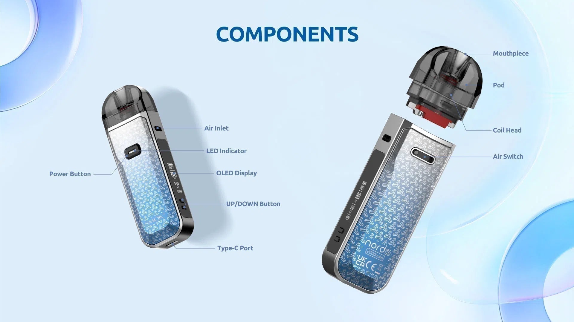 SMOK Nord 5 Pod System Kit-SMOK-NYC GLASS 718