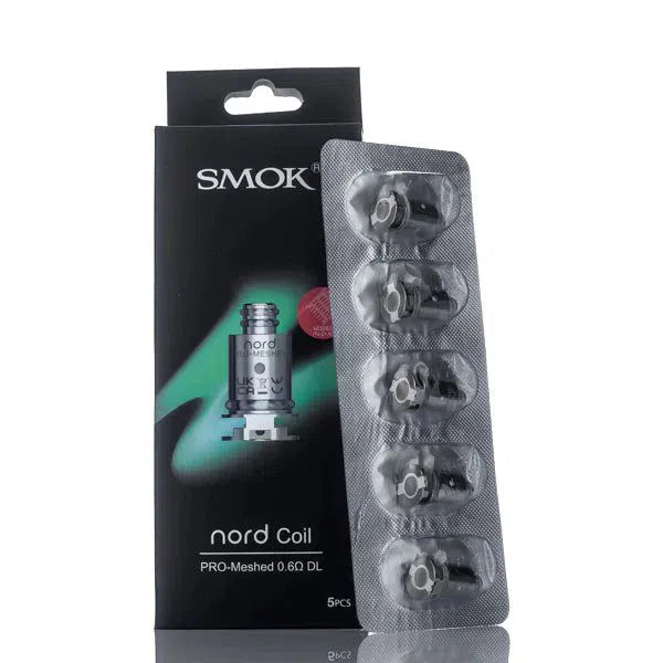 SMOK Nord Pro Replacement Coils 5pk-SMOK-Meshed 0.6ohm 5pk-NYC Glass