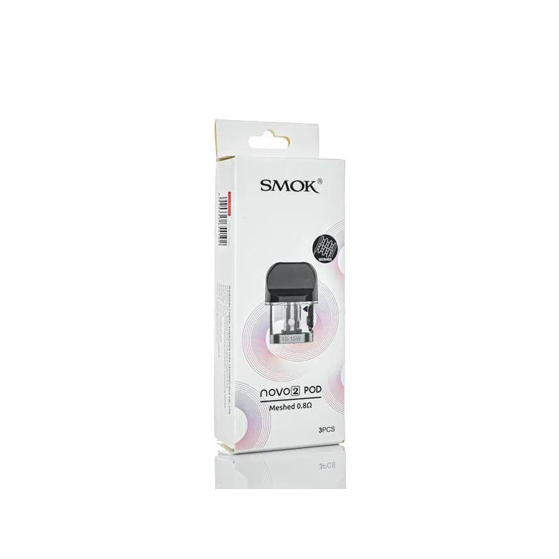 SMOK Novo 2/Novo 2S Clear Pod 3pk-SMOK-Clear Pod 0.8 Mesh 3pk-NYC Glass