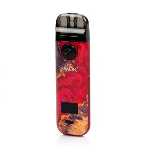 SMOK Novo 4 Pod System Kit-SMOK-Red Stabilizing Wood-NYC Glass