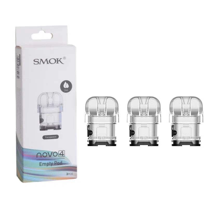 SMOK Novo 4 Replacement Pods-SMOK-Transparent Clear-NYC Glass