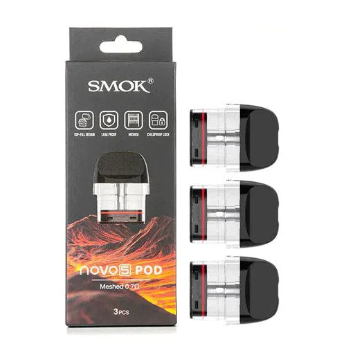 SMOK Novo 5 Pods Mesh 0.7 MTL 3pk-SMOK-NYC Glass