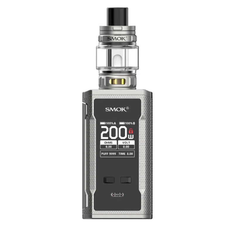 SMOK R-Kiss 2 200W Mod Starter Kit-SMOK-Silver-NYC Glass