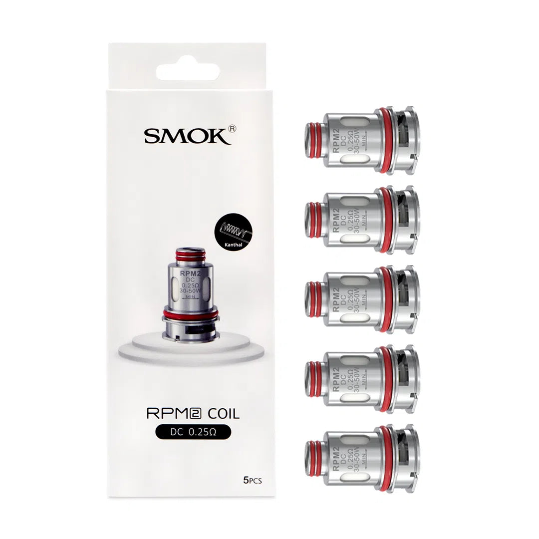 SMOK RPM 2 Replacement Coils-SMOK-0.25ohm DC 5pk-NYC Glass