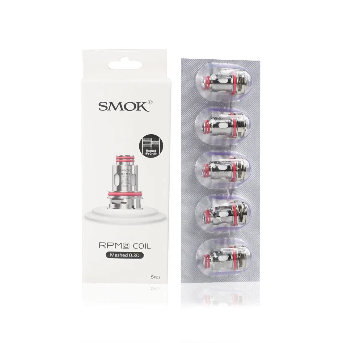 SMOK RPM 2 Replacement Coils-SMOK-0.3ohm Mesh 5pk-NYC Glass