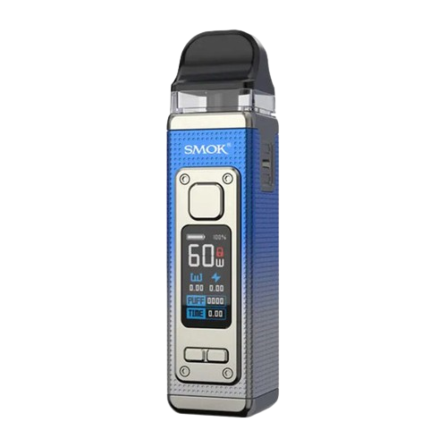 SMOK RPM 4 60W Pod System Kit-SMOK-Silver Blue-NYC Glass