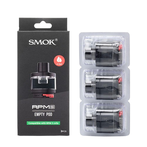 SMOK RPM 5 Empty Pod 3pk-SMOK-NYC Glass