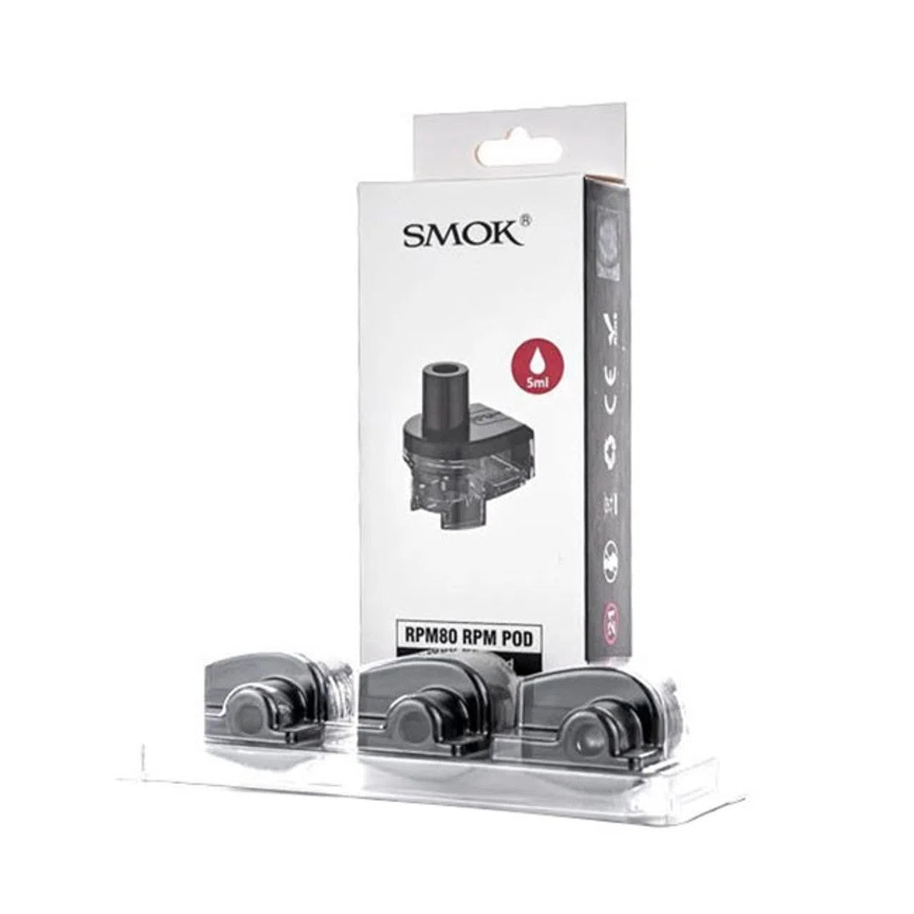 SMOK RPM 85/100 Empty Pod 3pk-SMOK-NYC Glass