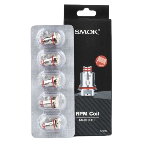 SMOK RPM Replacement Coils 5pk-SMOK-Mesh 0.4ohm 5pk-NYC Glass