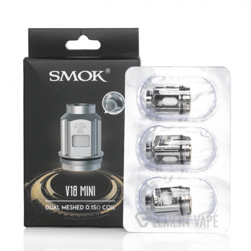 SMOK V18 Mini Meshed Coils 3pk-SMOK-0.2 ohm-NYC Glass