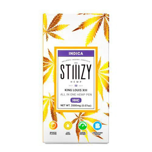 STIIIZY HHC 2g Disposable-Stiiizy-King Louis XIII (Indica)-NYC Glass