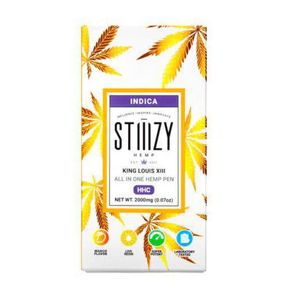 STIIIZY HHC 2g Disposable-THC Disposables-Stiiizy-King Louis XIII (Indica)-NYC Glass