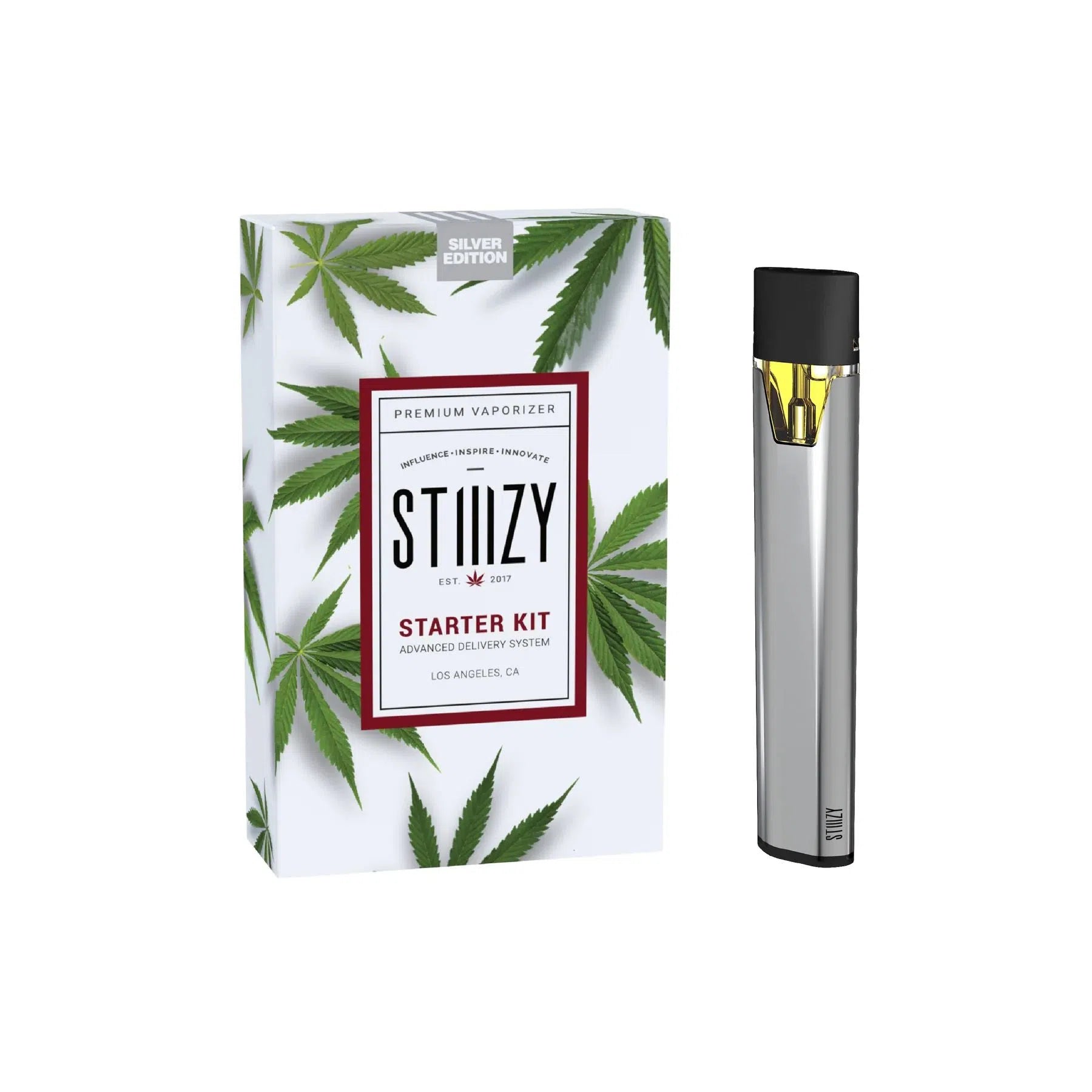 STIIIZY Original Vape Pen Battery-Stiiizy-Silver-NYC Glass