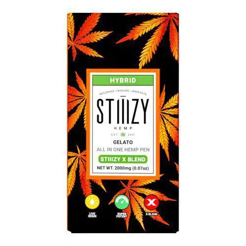 STIIIZY X Blend 2g Disposable-Stiiizy-Gelato (Hybrid)-NYC Glass