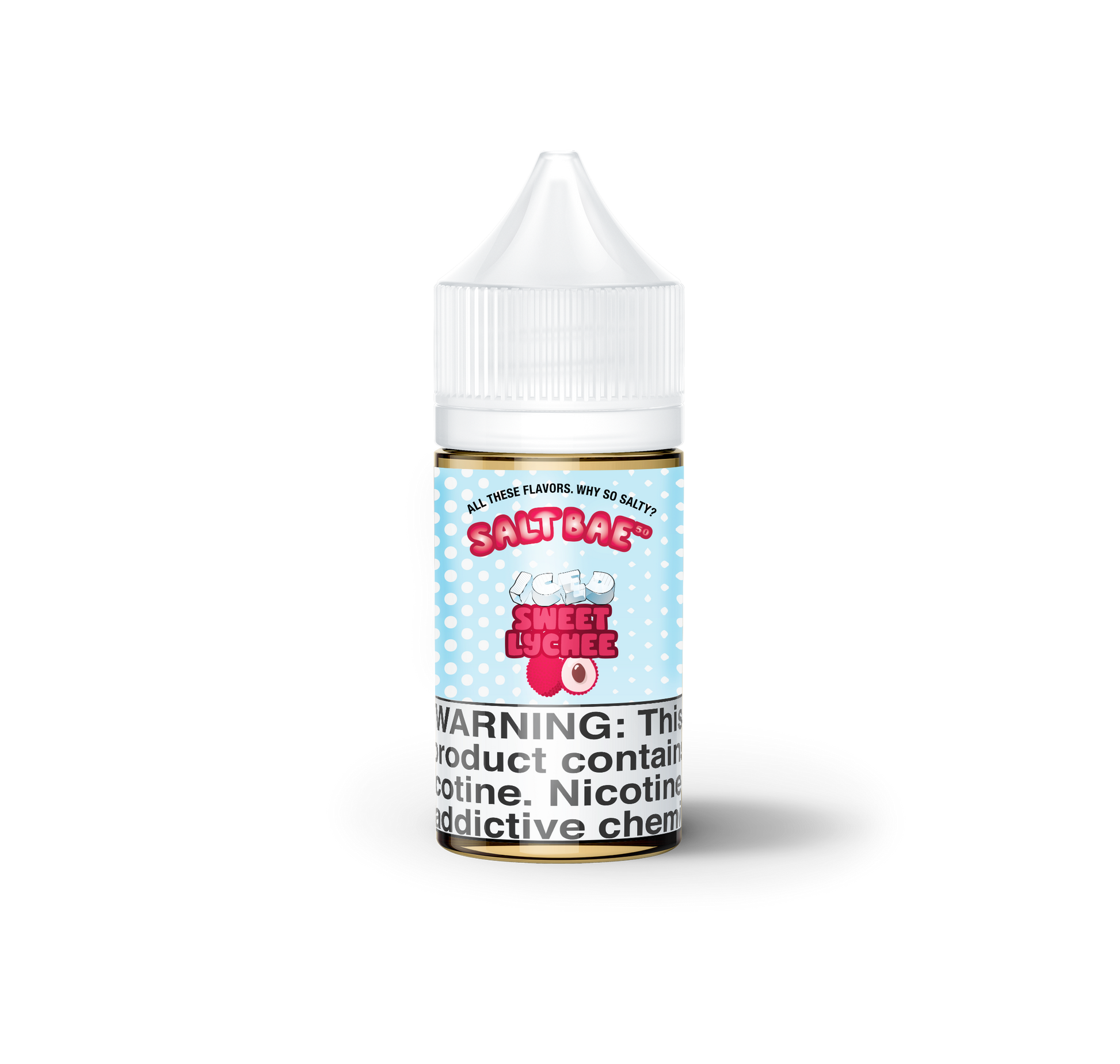Salt Bae Salt Nic E-Juice 30mL NYC GLASS 718 Salt Bae Salt Nic E-Juice 30mL NYC GLASS 718
