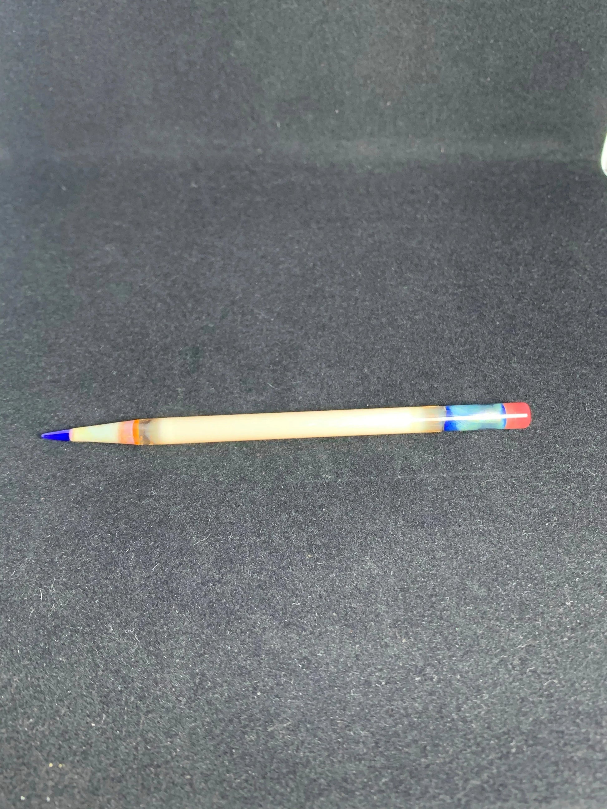 Sherbet UV Glass Pencil - Collectors Items-Sherbet-White/Blue tip / pink eraser-NYC Glass