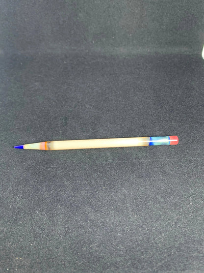 Sherbet UV Glass Pencil - Collectors Items-Sherbet-White/Blue tip / pink eraser-NYC Glass