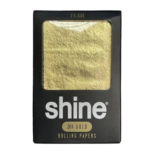 Shine 24k Gold Rolling Papers 1 1/4-Shine-NYC Glass