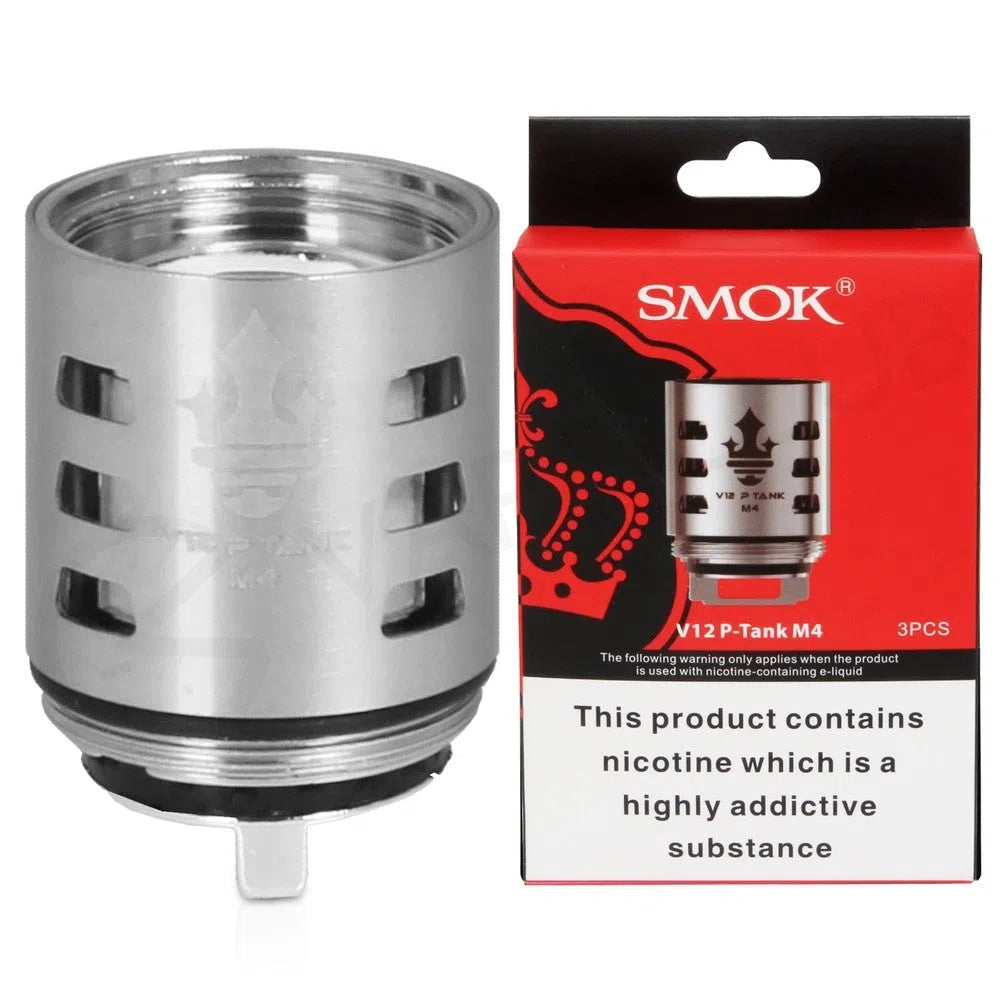 Smok TFV12 Prince Replacement Coils 3pk-SMOK-M4 0.17ohm Coil 3pk-NYC Glass