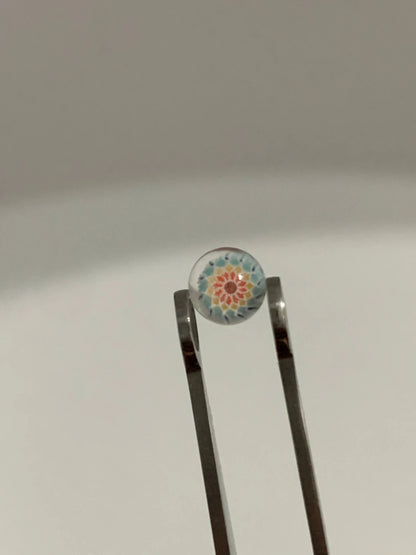 Steve H Glass Terp Pearls (7mm)-Steve H Glass-Blue/Orange mandala-NYC Glass