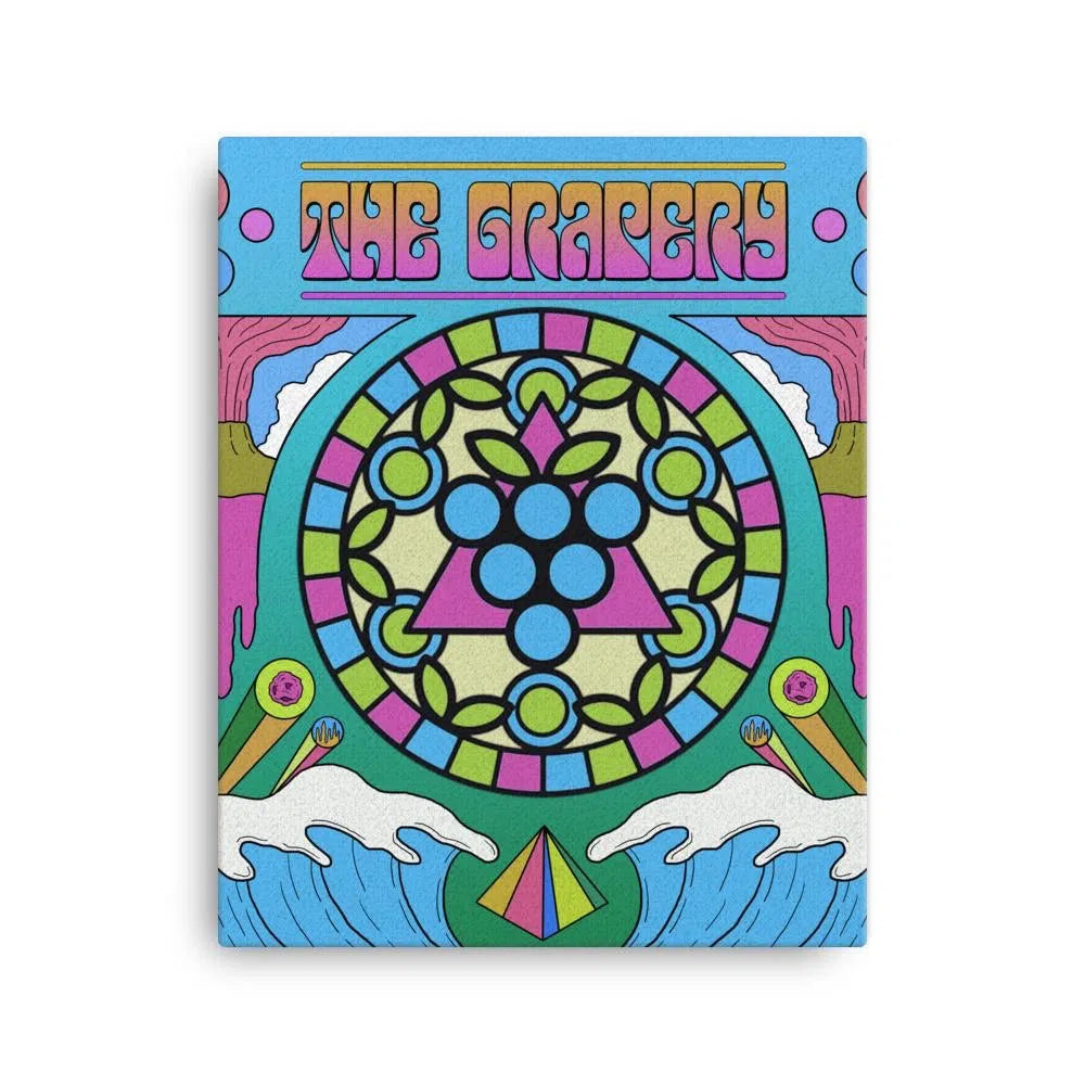 THE GRAPERY GRAPE GOD CANVAS-Nyc Glass-NYC Glass