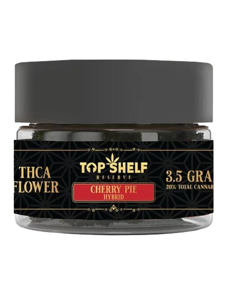 Top Shelf High Potency THCA Flower-THC Flower-Top Shelf-Cherry Pie (Hybrid)-3.5g Jar-NYC Glass
