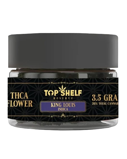 Top Shelf High Potency THCA Flower-Top Shelf-King Louis (Indica)-3.5g Jar-NYC Glass