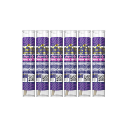 Top Shelf Premium Delta 8 Infused 1g Pre-Roll-Top Shelf-Grape Ape 6 Pack-NYC Glass