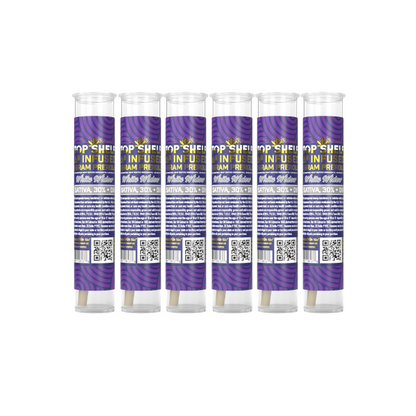 Top Shelf Premium Delta 8 Infused 1g Pre-Roll-Top Shelf-White Widow 6 Pack-NYC Glass