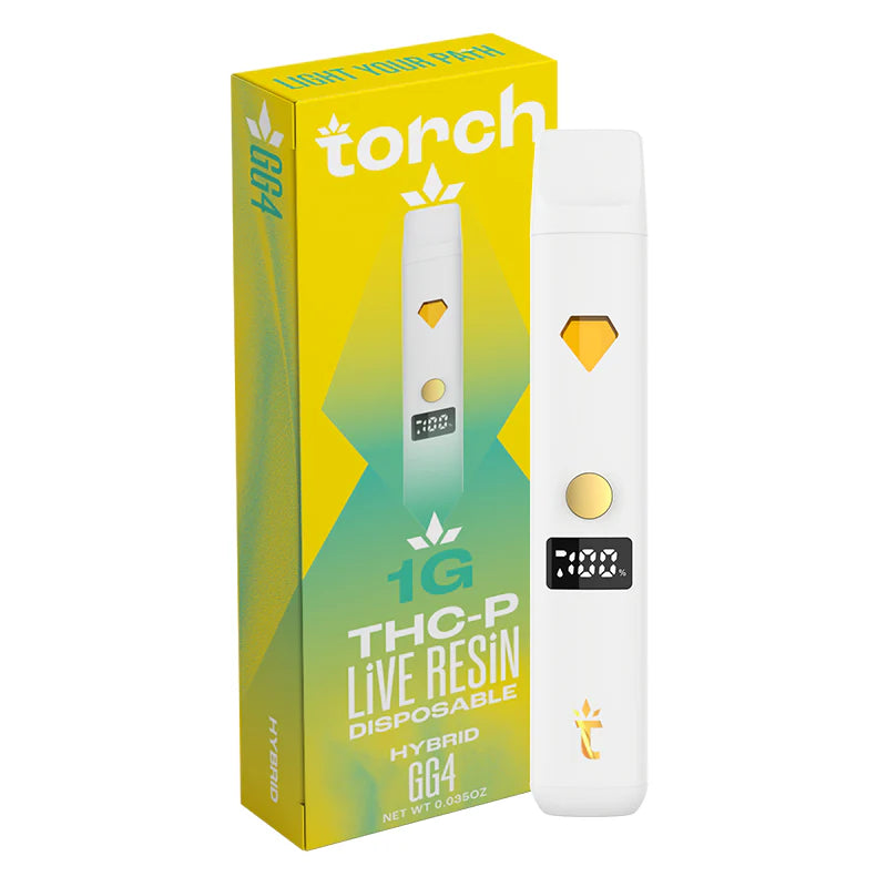 Torch THCP Live Resin Disposable 1g-Torch-Gorilla Glue #4 (Hybrid)-NYC Glass