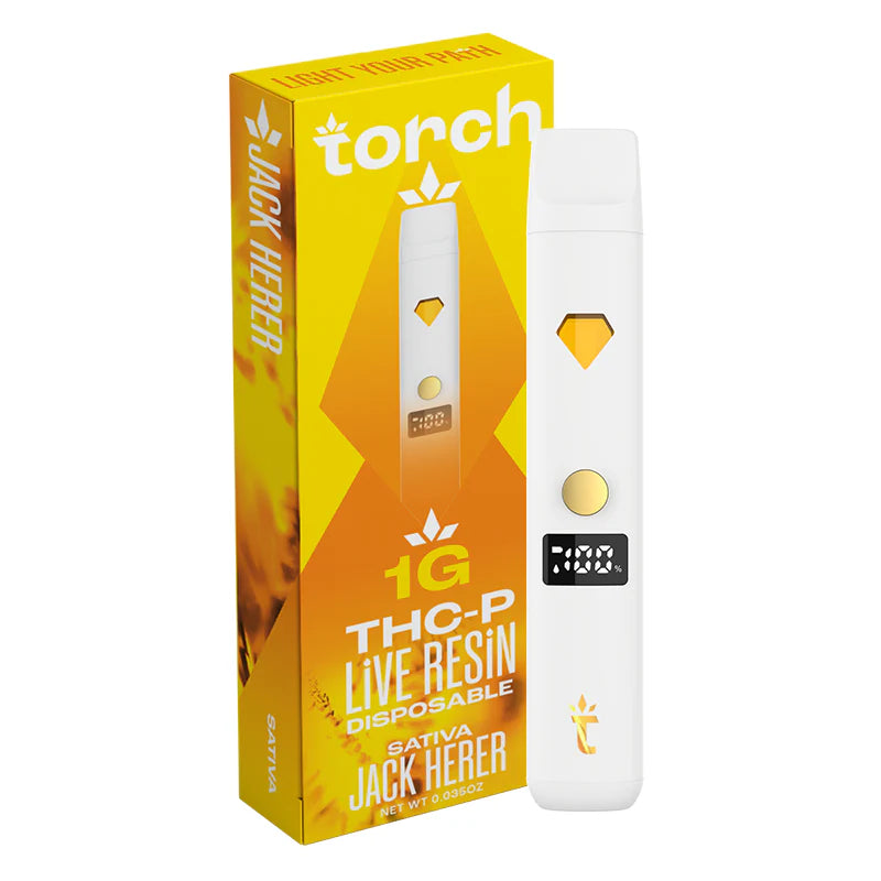 Torch THCP Live Resin Disposable 1g-Torch-Jack Herer (Sativa)-NYC Glass