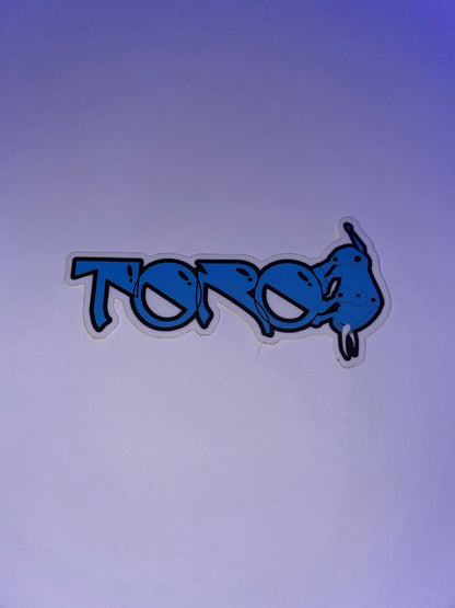Toro Sticker’s-Prints, Stickers, Vinyls-Toro Glass-Toro Teal Bull-NYC Glass