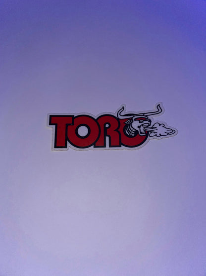 Toro Sticker’s-Toro Glass-Toro Red Bull Smoke-NYC Glass