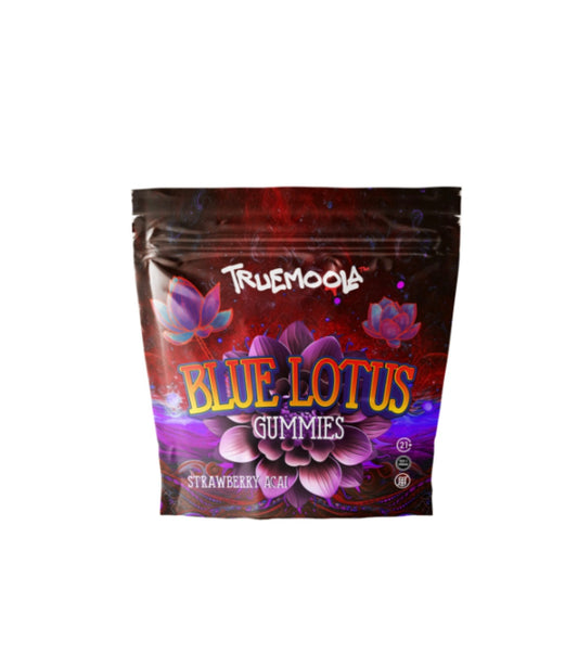 TrueMooLa Blue Lotus Gummies-Truemoola-Strawberry Acai-NYC Glass