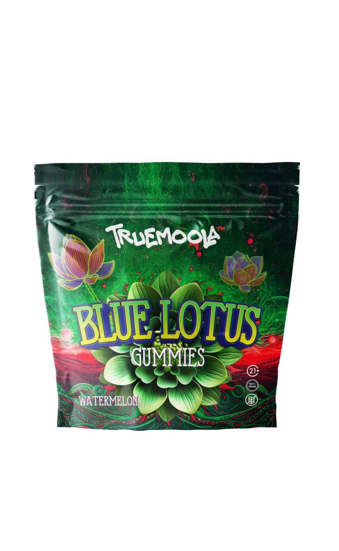 Truemoola Blue Lotus Euphoric Gummies-Truemoola-Watermelon-NYC Glass