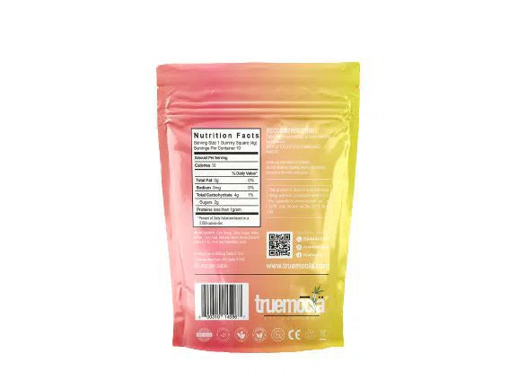 Truemoola Delta 8 Vegan Cube Gummies 600mg-Truemoola-NYC Glass