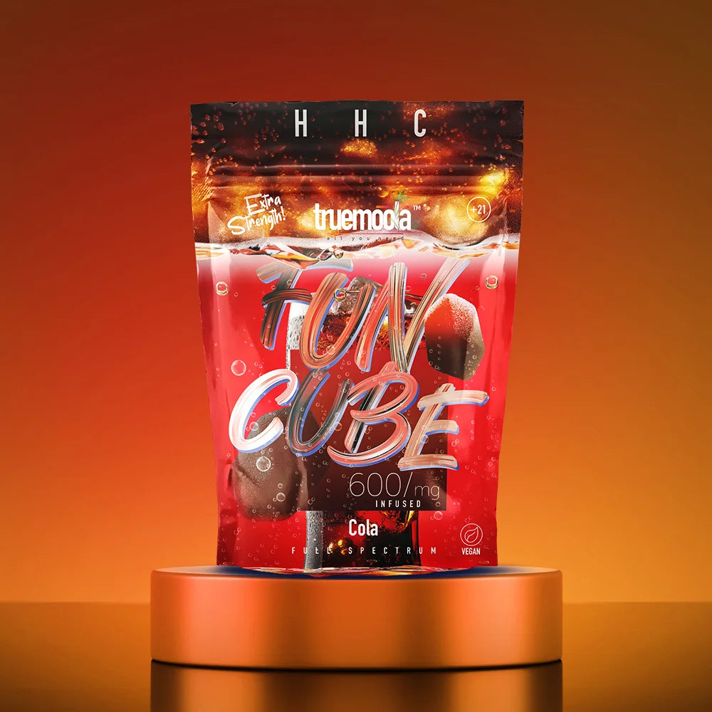 Truemoola HHC Vegan Cube Gummies 600mg-THC Edibles-Truemoola-Cola-NYC Glass