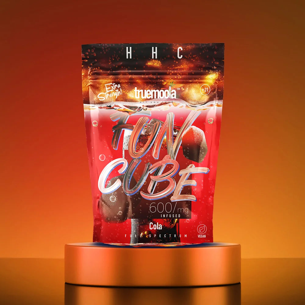 Truemoola HHC Vegan Cube Gummies 600mg-Truemoola-Cola-NYC Glass