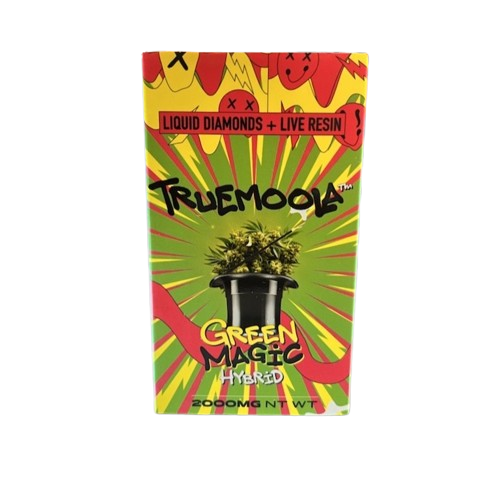 Truemoola Liquid Diamond Live Resin THCA 2000mg Rechargeable Disposable-Truemoola-Green Magic - Hybrid-NYC Glass