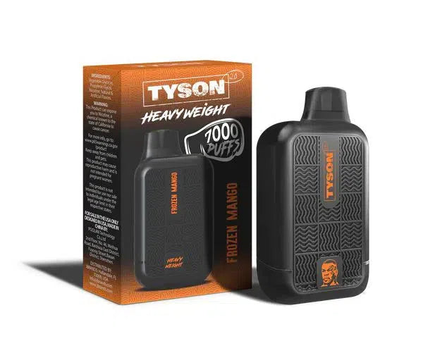 Tyson 2.0 Heavy Weight 7000 Puffs Nicotine Salt USB-C Rechargeable Dis NYC GLASS 718 Tyson 2.0 Heavy Weight 7000 Puffs Nicotine Salt USB-C Rechargeable Dis NYC GLASS 718