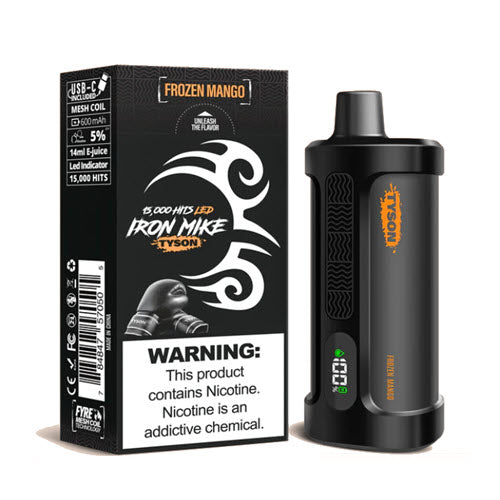 Tyson 2.0 IRON MIKE 15,000 Puff Nicotine Disposable (Rechargeable)-Tyson-Frozen Mango-1pk-NYC Glass