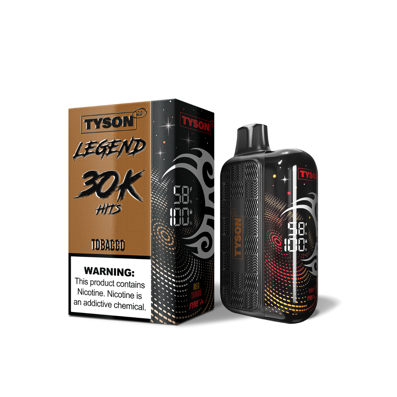 Tyson 2.0 Legend Nicotine Disposable 30,000 Puffs-Tyson-Tobacco-NYC Glass