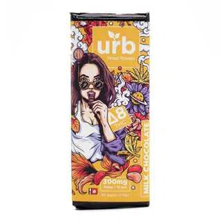 URB Delta 8 THC Chocolate Bar 300mg-URB-Milk Chocolate-NYC Glass