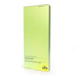 URB Gourmet Live Resin D9 HHC 300mg Chocolate Bar-URB-Key Lime-NYC Glass