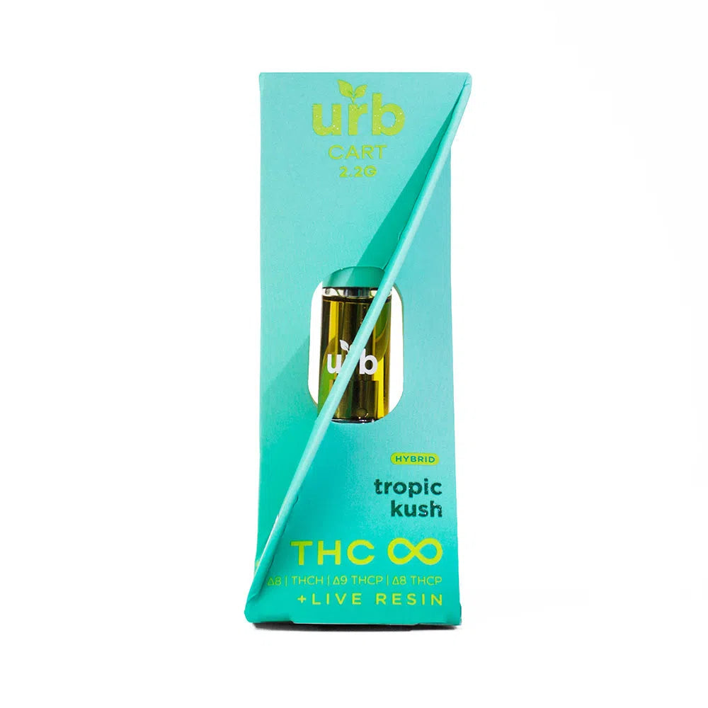 URB THC Infinity Cartridge 2.2ml (THC-JD, THC-H, THCP, Delta 8)-URB-Tropic Kush (Hybrid)-NYC Glass