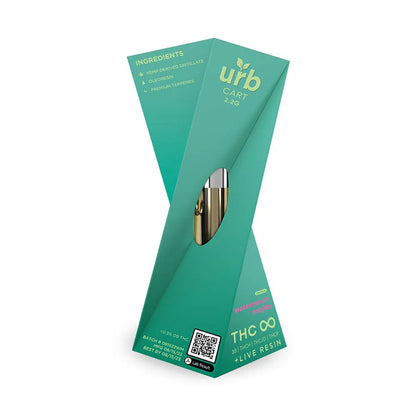 URB THC Infinity Cartridge 2.2ml (THC-JD, THC-H, THCP, Delta 8)-URB-Watermelon Mojito (Indica)-NYC Glass