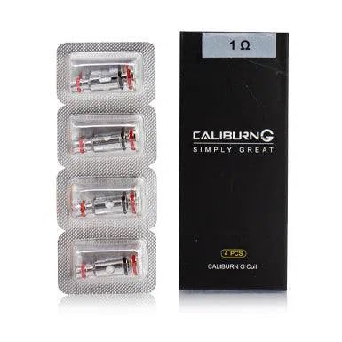 Uwell Caliburn G Replacement Coils 4pk-Uwell Caliburn-Caliburn G Coil MTL 1.0 Ohm 4pk-NYC Glass