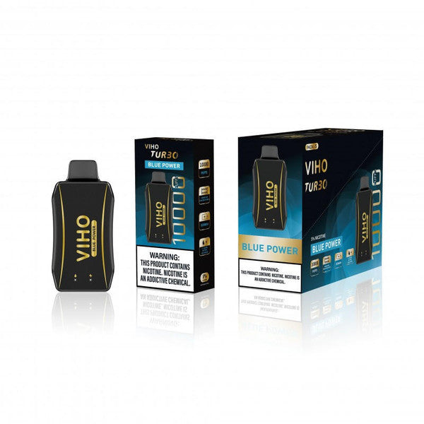 VIHO Turbo Black Gold 10,000 Puff Nicotine Disposable 5 Pack-VIHO-Blue Power-NYC Glass